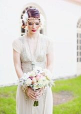 Gatsby style bride for a wedding