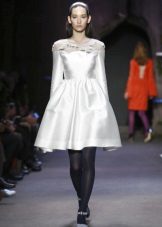 lush white silk dress