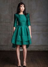 Green simple dress