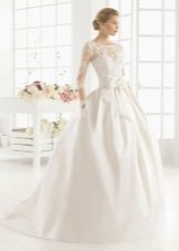 puffy white wedding dress