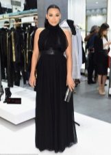 Maternity Long Black Floor-Length Dress