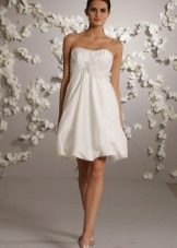 Balloon dress white