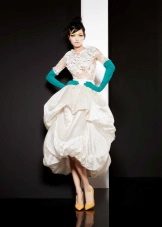 Balloon dress white