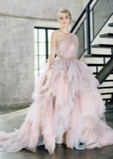 Multilayer evening gown