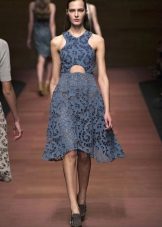 A-line guipure dress