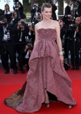 Long dress with small print for spring