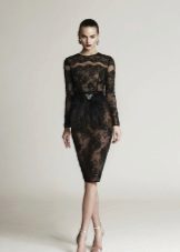 Peplum Lace Dress