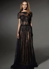 Lightweight Floor-Length Lace Dress