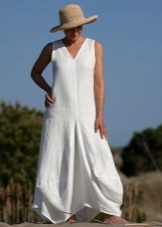 Linen summer dress free cut