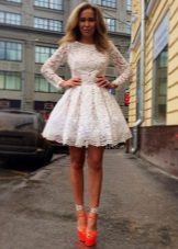 Shoes on a high platform for a dress baby dollars