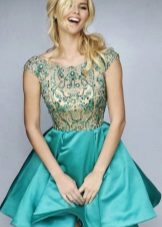  Baby Doll Rhinestone Embellished Babydoll Dress