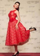 Červené mateřské šaty