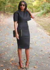 Black sheath dress