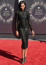 Black Sheath Dress With Long Sleeve