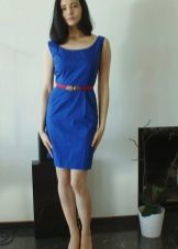 Blue Sheath Sheath Dress