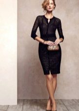 Beautiful black sheath dress