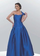 Long neoprene evening dress