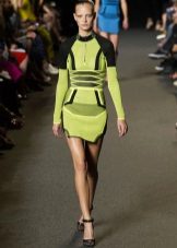 Green neoprene sports dress