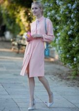 فستان من القطن مع البوليستر