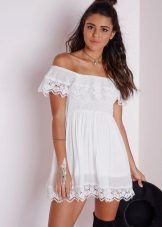 فستان من القطن مع البوليستر