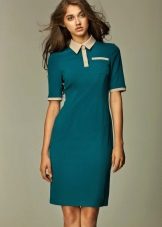 Button down polo dress