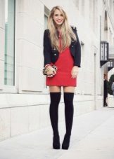 Jacket for a dress of a direct silhouette