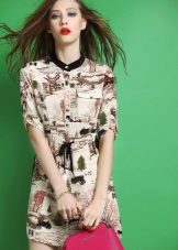 Dress shirt with a pattern