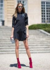 Short sports shirt dress