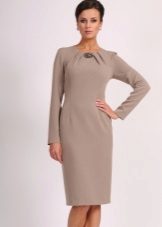 Sheath Dress with Raglan Long Sleeve