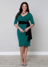 Dress with a wrap on the belt for full