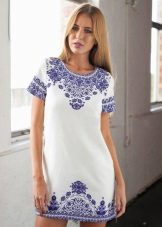 Ethnic Cotton Shift Dress