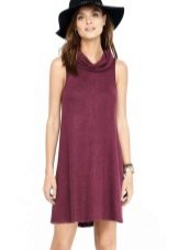 A-line na damit na may kwelyo ng kwelyo