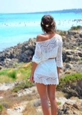 Beach tunic dress with strap