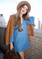 Tunic dress with hat and jacket