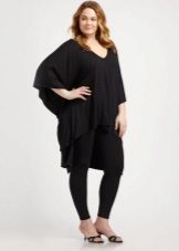 Black tunic dress for overweight