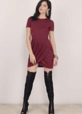Tulip short dress boots
