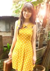 Yellow Polka Dot Dress