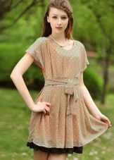 Beige Peppermint Dress