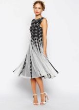 Black and White Polka Dot Dress