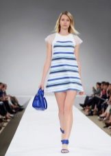 Nautical style summer dress