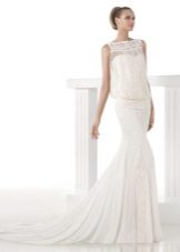 Kāzu kleita ar brīvu griezumu