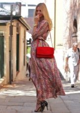 Stilettos za dugu haljinu s uzorkom