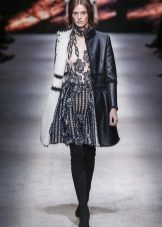 jacket under a baroque dress