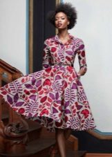 Bright Print New Bow Dress