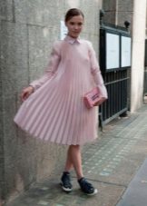 Chiffon Pleated Dress