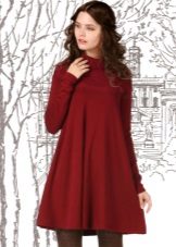 Dress with a flare from the chest