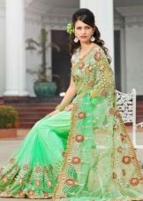 Green Wedding Saree