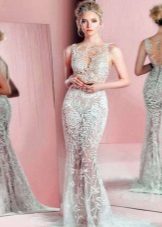 Sheath / Column Lace Wedding Dress (Mermaid)