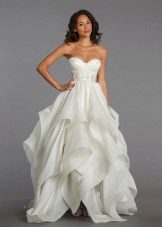 Long High Waist Wedding Dress