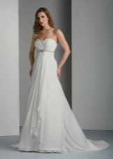 Long High Waist Wedding Dress